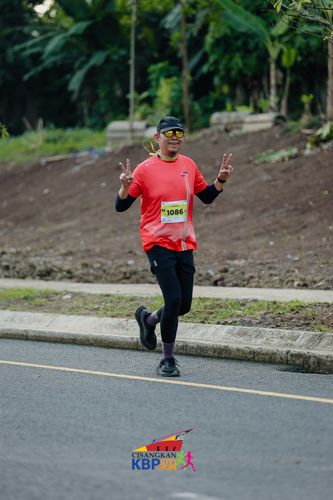 Race photo from CISANGKAN KBP CITY RUN 2025