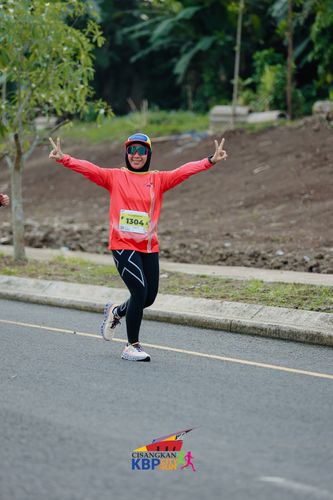 Race photo from CISANGKAN KBP CITY RUN 2025