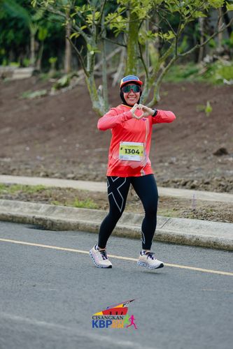 Race photo from CISANGKAN KBP CITY RUN 2025