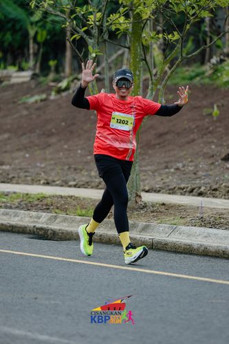 Race photo from CISANGKAN KBP CITY RUN 2025
