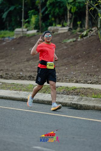Race photo from CISANGKAN KBP CITY RUN 2025