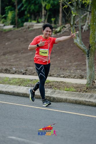 Race photo from CISANGKAN KBP CITY RUN 2025