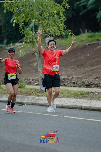 Race photo from CISANGKAN KBP CITY RUN 2025