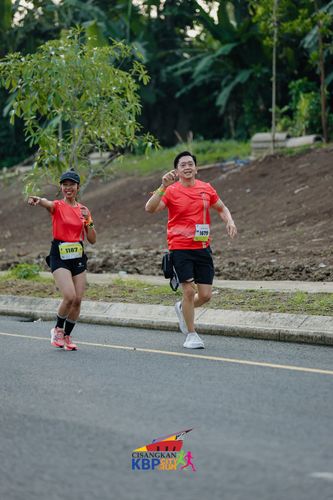 Race photo from CISANGKAN KBP CITY RUN 2025