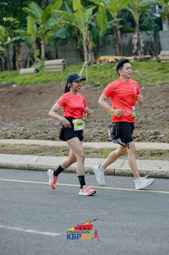 Race photo from CISANGKAN KBP CITY RUN 2025