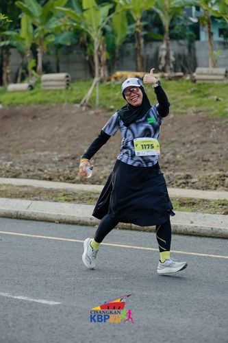 Race photo from CISANGKAN KBP CITY RUN 2025