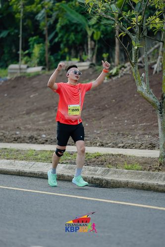 Race photo from CISANGKAN KBP CITY RUN 2025