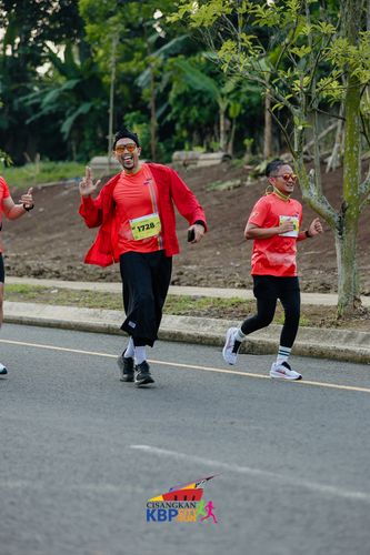 Race photo from CISANGKAN KBP CITY RUN 2025