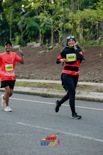 Race photo from CISANGKAN KBP CITY RUN 2025