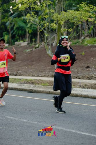 Race photo from CISANGKAN KBP CITY RUN 2025