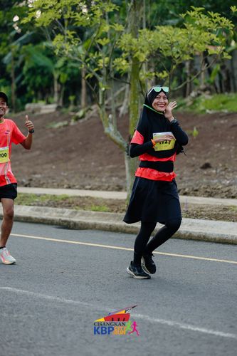 Race photo from CISANGKAN KBP CITY RUN 2025