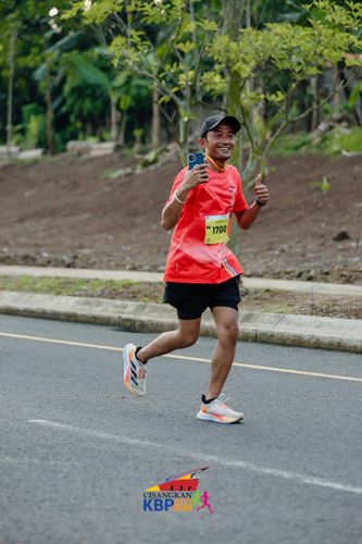 Race photo from CISANGKAN KBP CITY RUN 2025