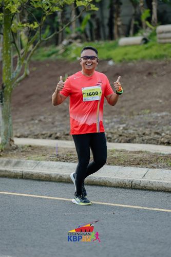 Race photo from CISANGKAN KBP CITY RUN 2025