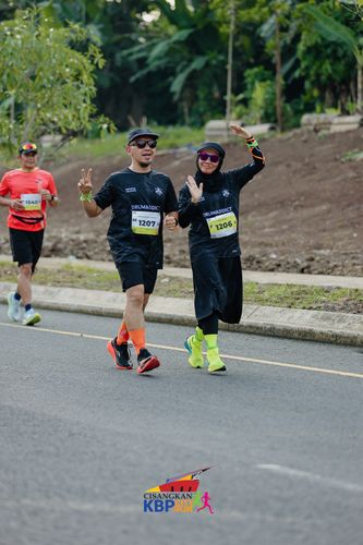 Race photo from CISANGKAN KBP CITY RUN 2025