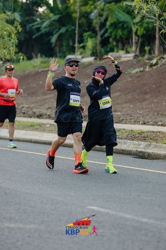 Race photo from CISANGKAN KBP CITY RUN 2025