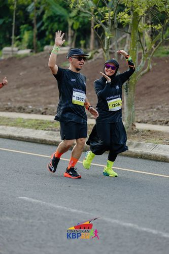 Race photo from CISANGKAN KBP CITY RUN 2025
