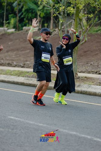 Race photo from CISANGKAN KBP CITY RUN 2025
