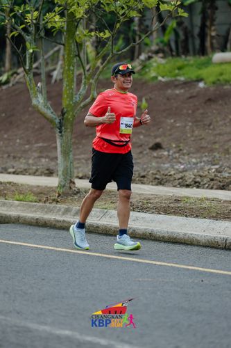 Race photo from CISANGKAN KBP CITY RUN 2025