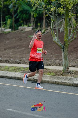 Race photo from CISANGKAN KBP CITY RUN 2025