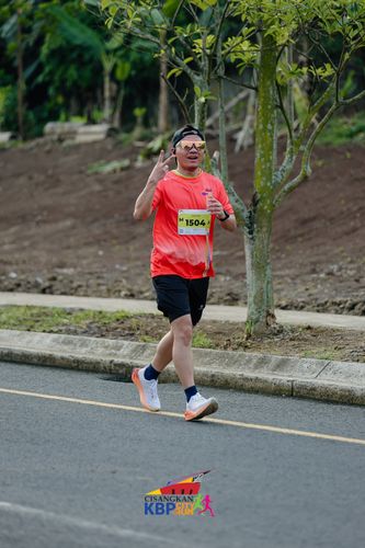 Race photo from CISANGKAN KBP CITY RUN 2025