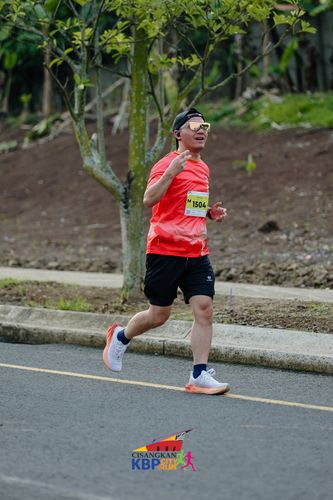 Race photo from CISANGKAN KBP CITY RUN 2025