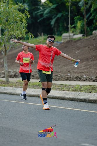Race photo from CISANGKAN KBP CITY RUN 2025