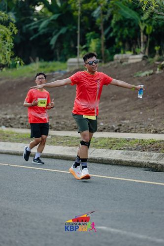 Race photo from CISANGKAN KBP CITY RUN 2025