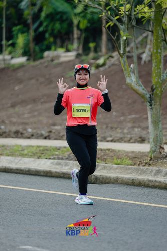 Race photo from CISANGKAN KBP CITY RUN 2025