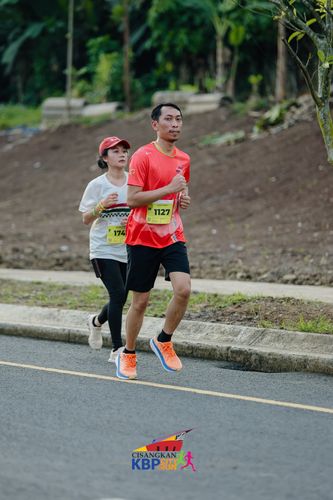 Race photo from CISANGKAN KBP CITY RUN 2025