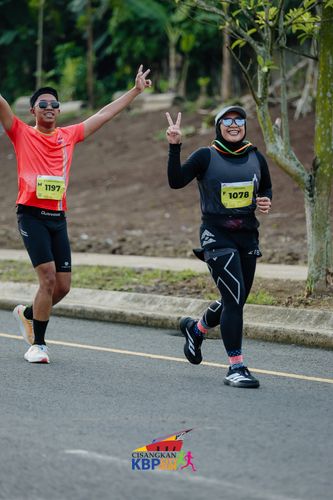 Race photo from CISANGKAN KBP CITY RUN 2025