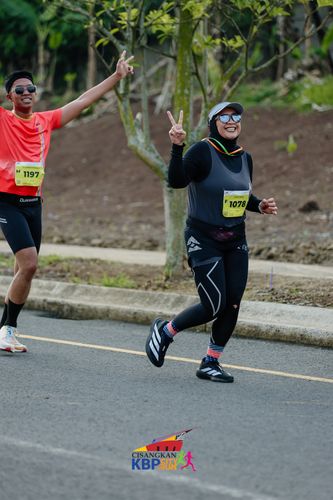 Race photo from CISANGKAN KBP CITY RUN 2025
