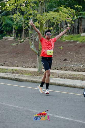 Race photo from CISANGKAN KBP CITY RUN 2025