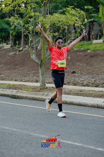 Race photo from CISANGKAN KBP CITY RUN 2025