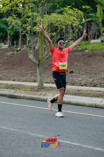 Race photo from CISANGKAN KBP CITY RUN 2025