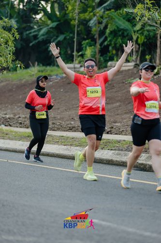 Race photo from CISANGKAN KBP CITY RUN 2025
