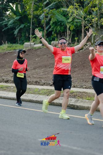 Race photo from CISANGKAN KBP CITY RUN 2025