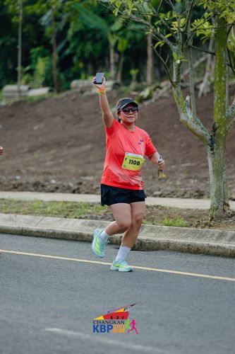 Race photo from CISANGKAN KBP CITY RUN 2025