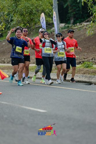 Race photo from CISANGKAN KBP CITY RUN 2025