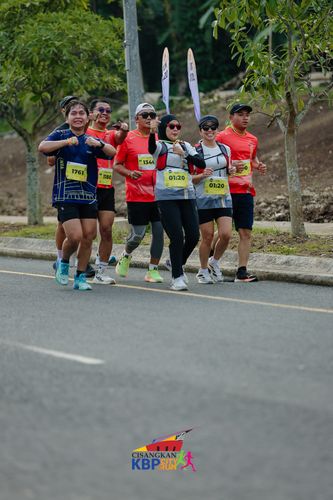Race photo from CISANGKAN KBP CITY RUN 2025