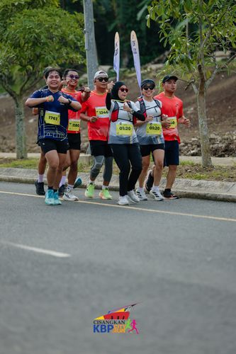 Race photo from CISANGKAN KBP CITY RUN 2025