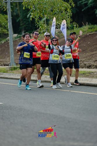 Race photo from CISANGKAN KBP CITY RUN 2025
