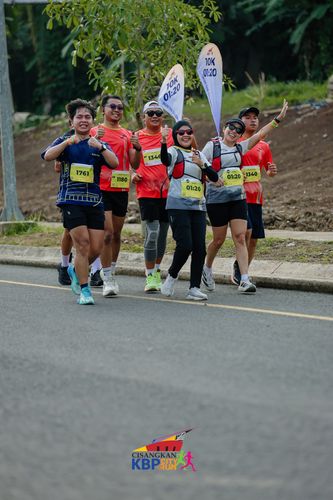 Race photo from CISANGKAN KBP CITY RUN 2025