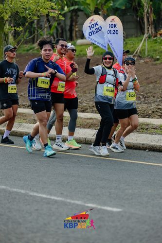 Race photo from CISANGKAN KBP CITY RUN 2025