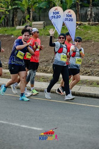 Race photo from CISANGKAN KBP CITY RUN 2025