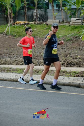 Race photo from CISANGKAN KBP CITY RUN 2025