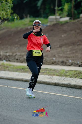 Race photo from CISANGKAN KBP CITY RUN 2025