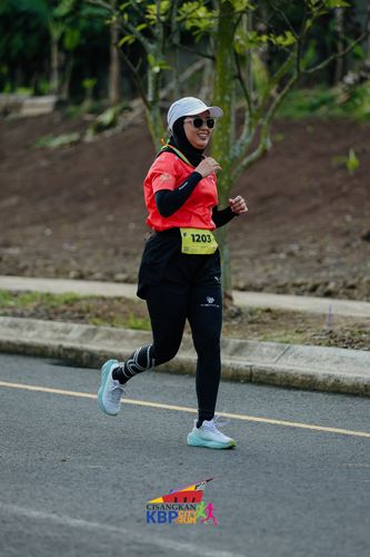 Race photo from CISANGKAN KBP CITY RUN 2025