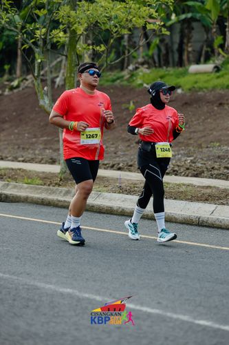 Race photo from CISANGKAN KBP CITY RUN 2025