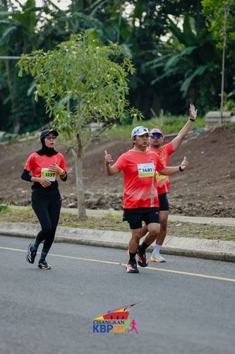 Race photo from CISANGKAN KBP CITY RUN 2025