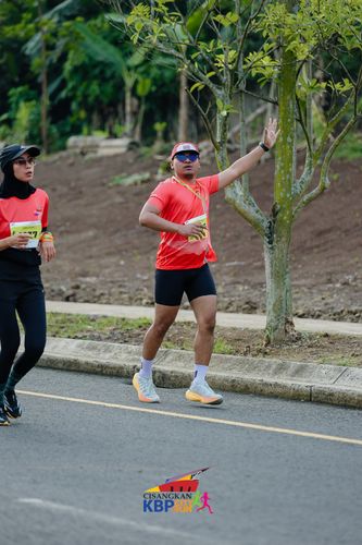 Race photo from CISANGKAN KBP CITY RUN 2025